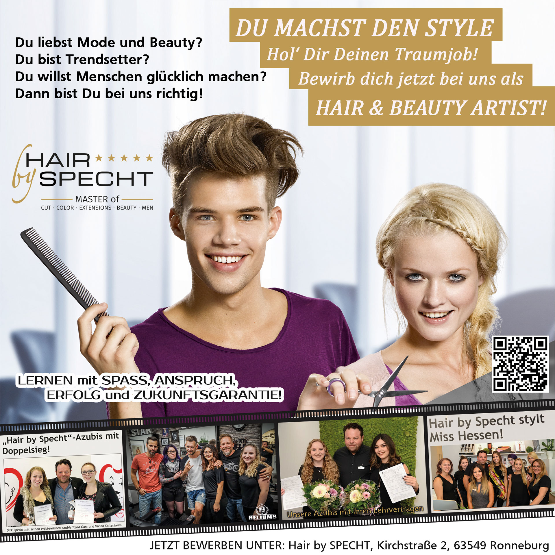 Stelle und Job oder Ausbildung bei HAIR-by-Specht im Main-Kinzig-Kreis