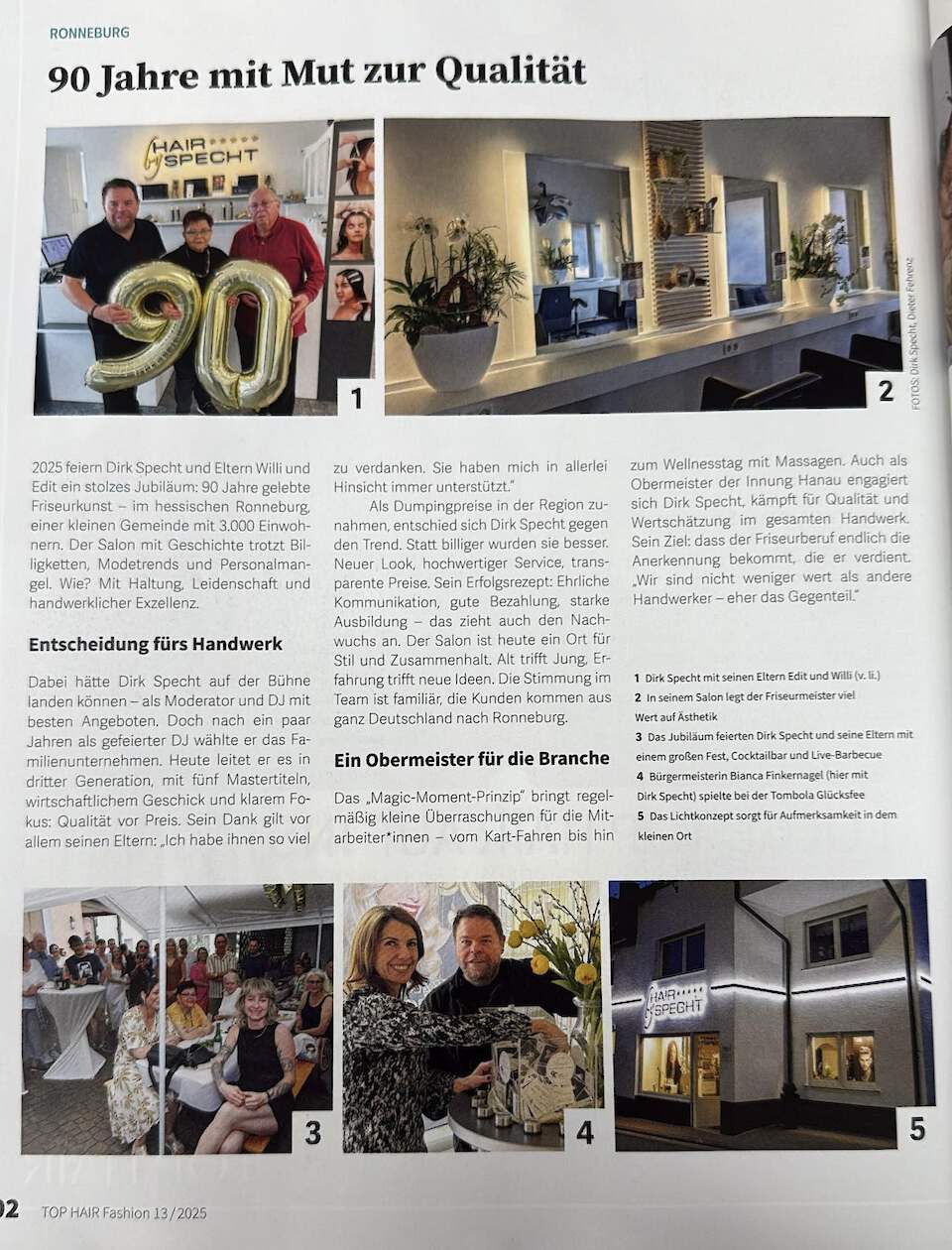 Hair by Specht in der TOP HAIR International: Ein stolzes Jubiläum im Rampenlicht