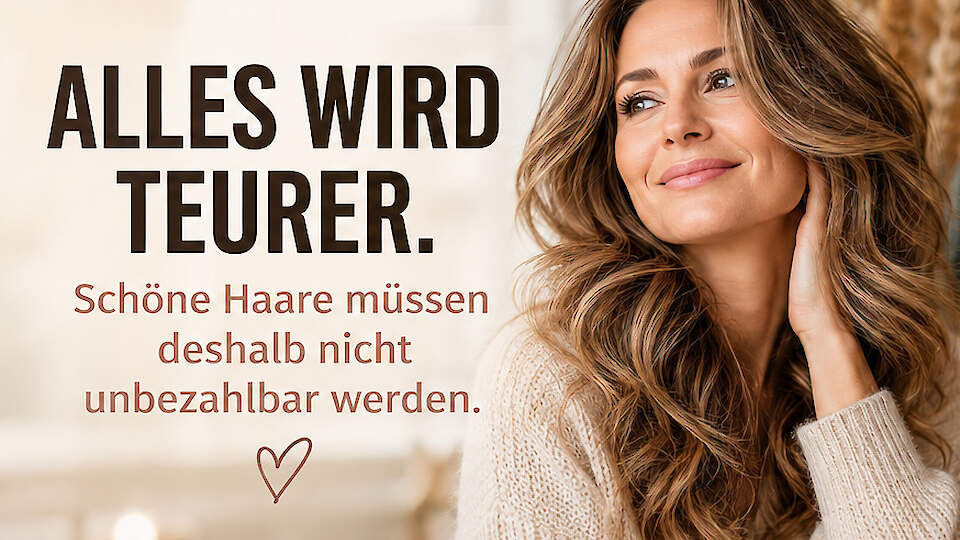 Alles wird teurer – schöne Haare müssen deshalb nicht unbezahlbar werden.